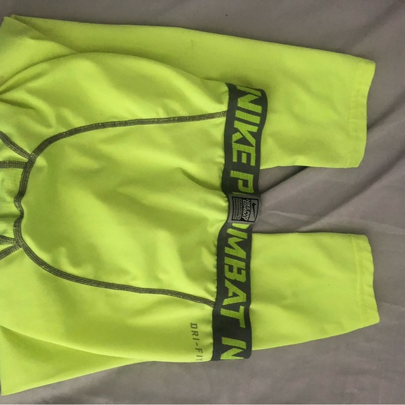 Nike Pro Combat Core Compression Training Workout Tight Dri-Fit Green Size Small - Picture 6 of 9